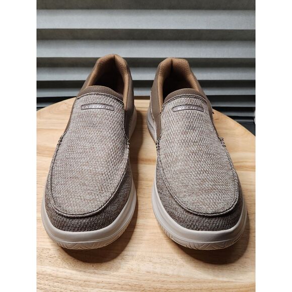 Skechers Hasting Marco Men’s Shoes Size 12 | Khaki | Memory Foam - Picture 5 of 10